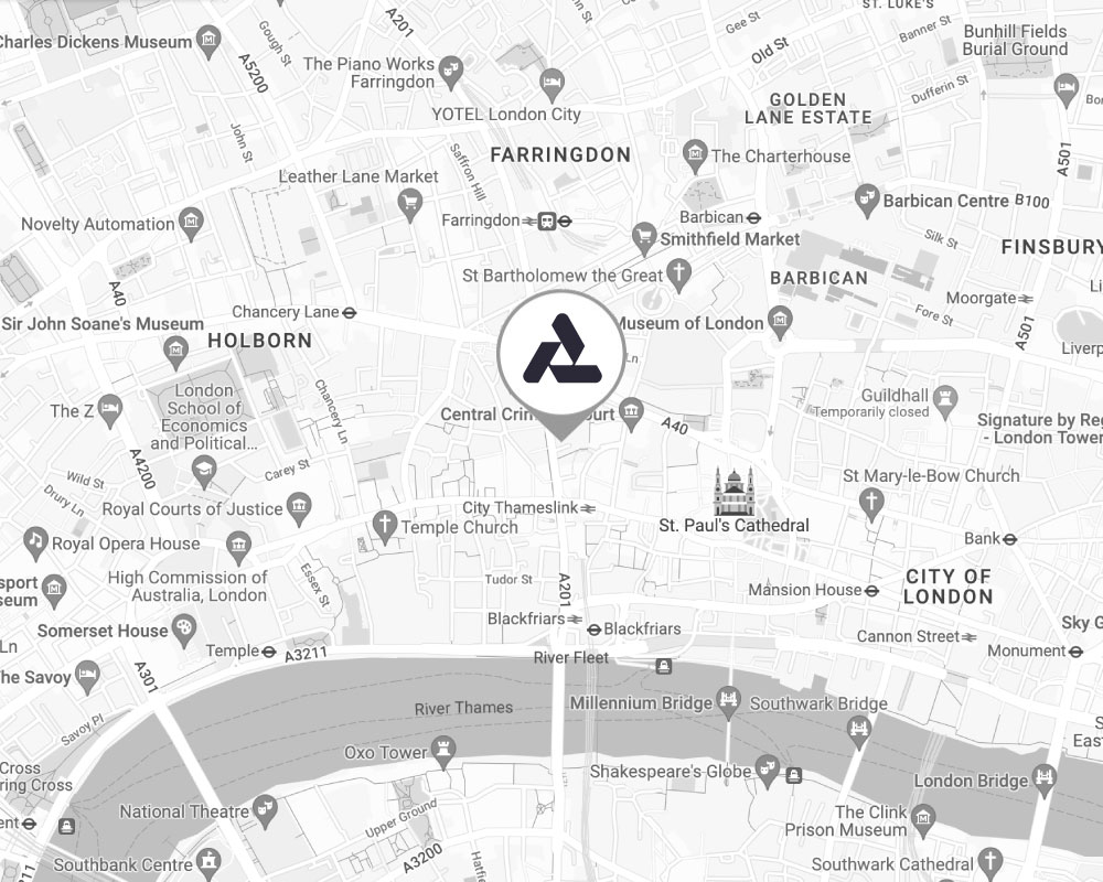 Map of Semper Office in London EC4A 4AB